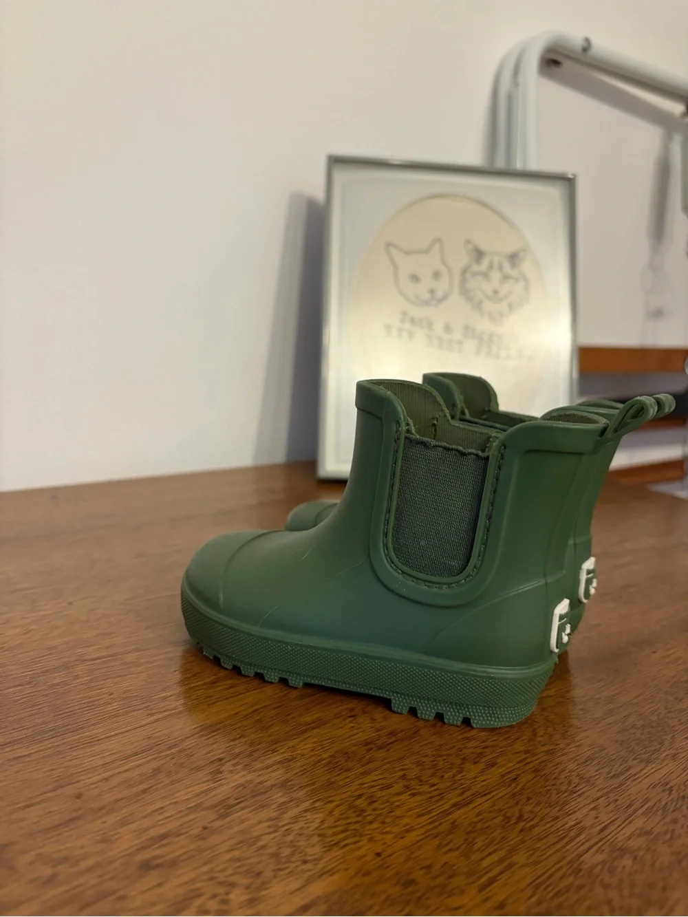BearPaw Toddler Green Rain & Snow Boots